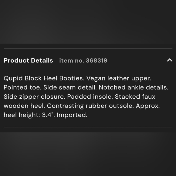 Qupid White Heeled Pointed Toe Booties - Picture 9 of 9